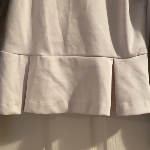 Grey and Cream peplum top good condition - Picture 2 of 6